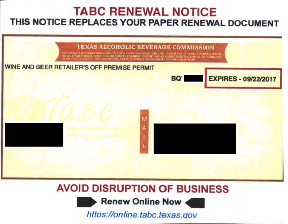 tabc liquor license